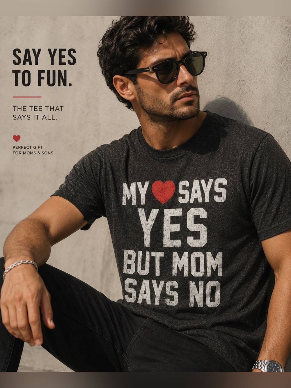 🆕 My heart says yes tee
